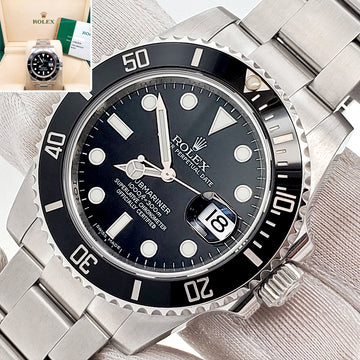 Rolex Submariner Date 40mm Black Dial Steel Watch 116610LN Box Papers
