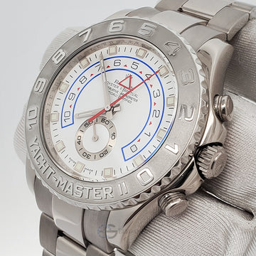 Rolex Yacht-Master II 44mm White Gold With Platinum Bezel Watch 116689