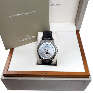 Jaeger LeCoultre Master Calendar Limited Edition Steel Mens 39mm Watch 176.8.12.S Q1558420 Box Papers