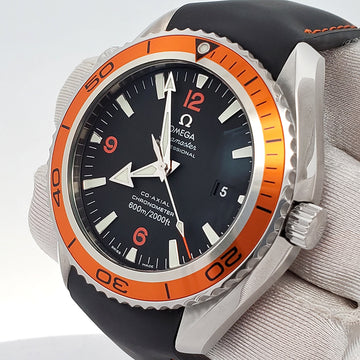 Omega Seamaster Planet Ocean 45.5mm Co-Axial Chronograph Black Dial Watch 2908.50.82
