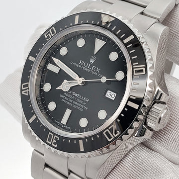 Rolex Sea-Dweller 40mm Black Ceramic Bezel Steel Watch 116600 Box Papers