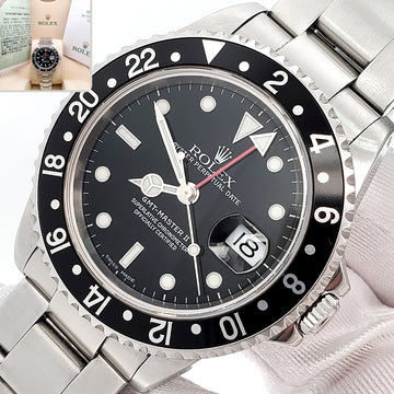 2005 Rolex GMT-Master II 40mm Steel Watch 16710 Papers/Service Papers