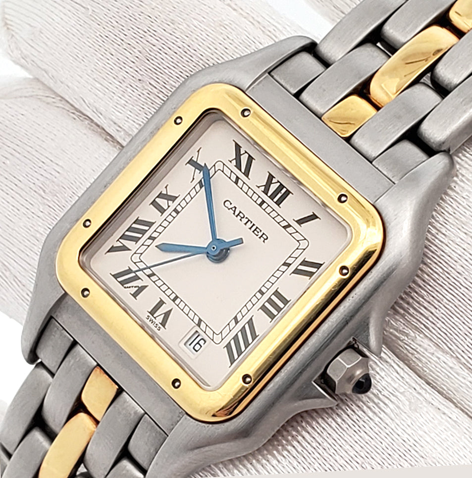 Cartier Panthère Date 26mm Roman Dial Yellow Gold/Steel Quartz Lady Watch 183949 W25028B6