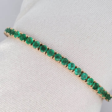 4ct Emerald 14k Yellow Gold 6.5