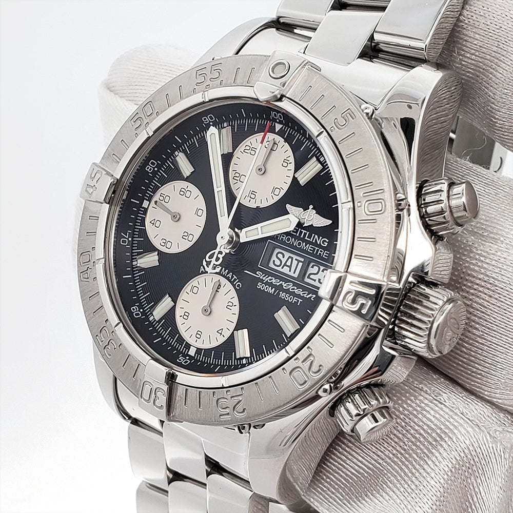 Breitling Chrono SuperOcean Day Date Black Concentric Dial 42mm Steel breitling-chrono-superocean-day-date-black-concentric-dial-42mm-steel