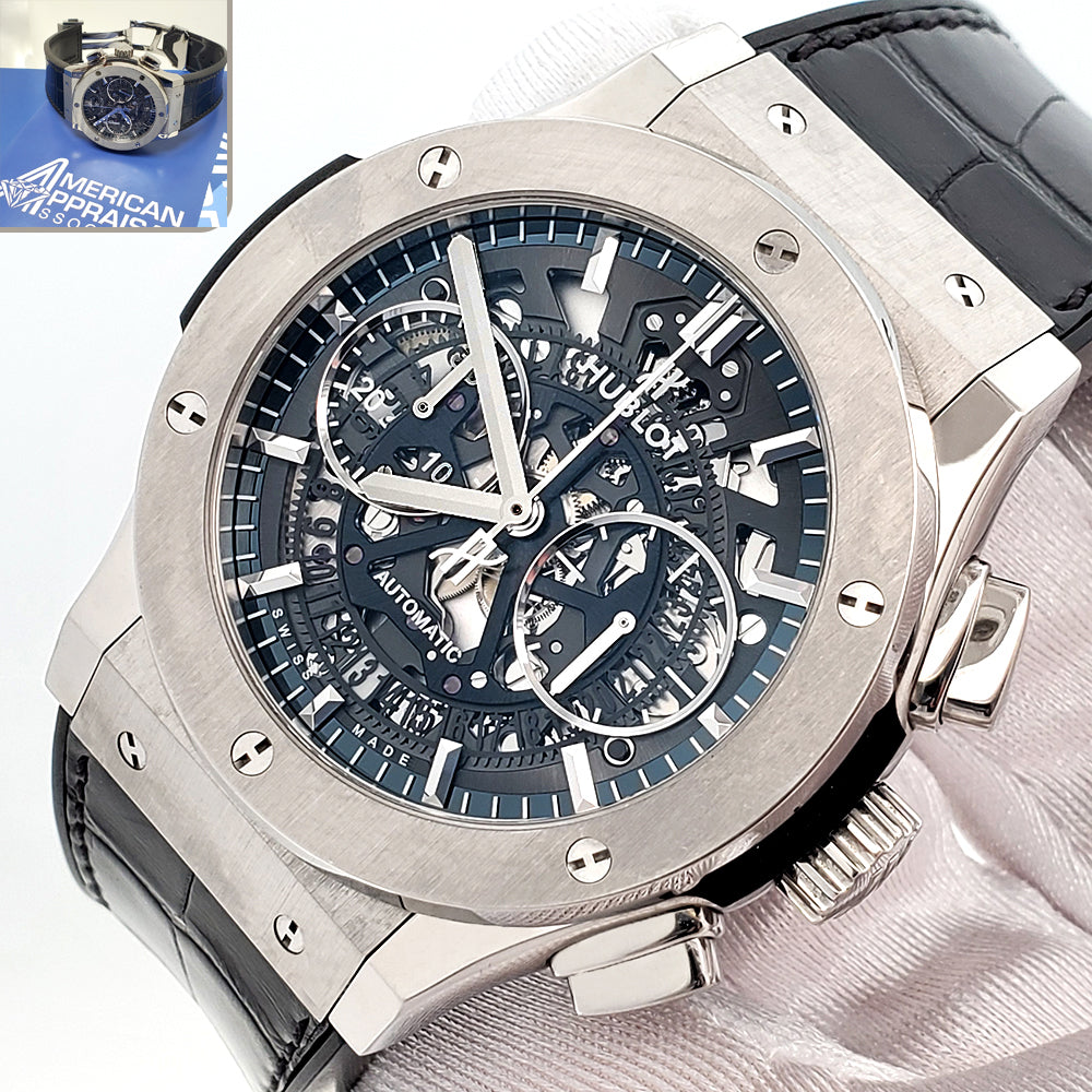 Hublot Classic Fusion Chronograph Aerofusion 45mm Skeleton Dial 525.NX.0170.LR Watch