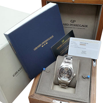 2021 Girard Perregaux Laureato Skeleton Openworked  42mm Steel Watch Box Papers 81015-11-001-11A