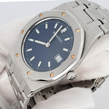 Audemars Piguet Royal Oak 33mm Blue Dial Quartz Stainless Steel Watch 56175ST