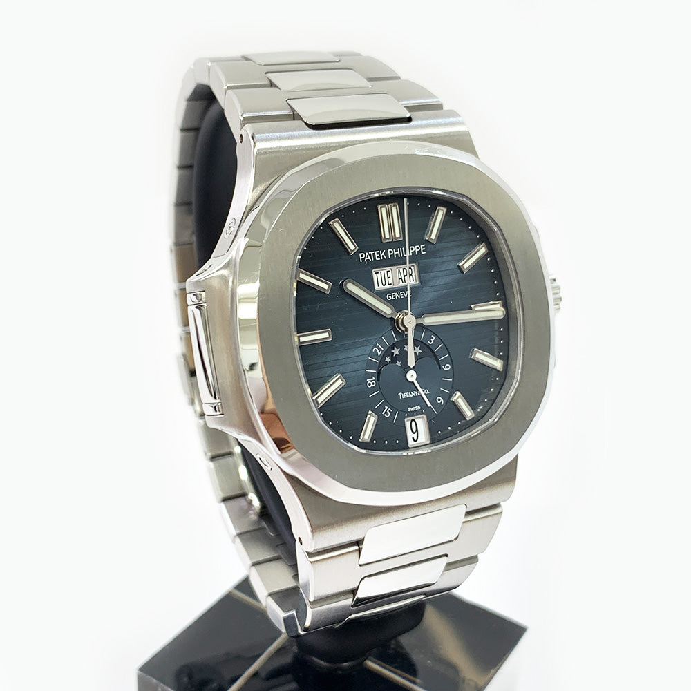 Patek Philippe Nautilus 5726/1A-014 Tiffany Dial Stainless Steel Annual Calendar Automatic 40mm Watch