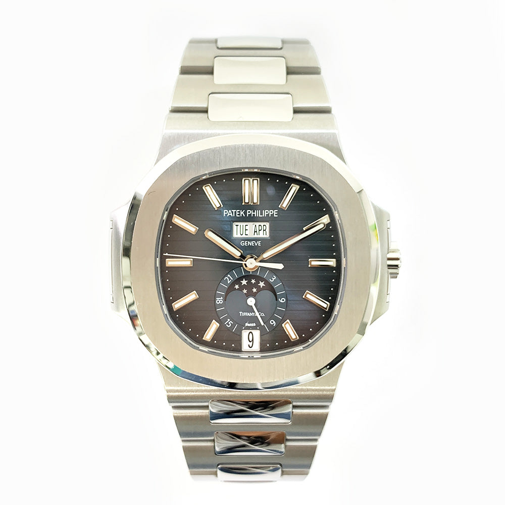 Patek Philippe Nautilus 5726/1A-014 Tiffany Dial Stainless Steel Annual Calendar Automatic 40mm Watch