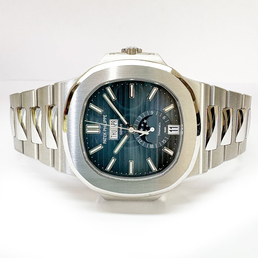 Patek Philippe Nautilus 5726/1A-014 Tiffany Dial Stainless Steel Annual Calendar Automatic 40mm Watch