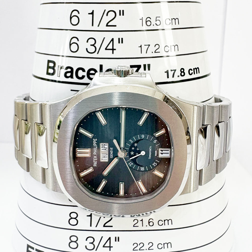 Patek Philippe Nautilus 5726/1A-014 Tiffany Dial Stainless Steel Annual Calendar Automatic 40mm Watch