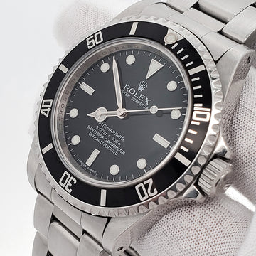 Rolex Submariner No-Date Black Dial Steel 40mm Watch 14060 Box Papers