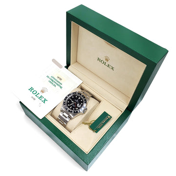 1997 Rolex GMT-Master Black Dial/Bezel Steel Oyster 40mm Watch 16700 Box/Papers/Tag