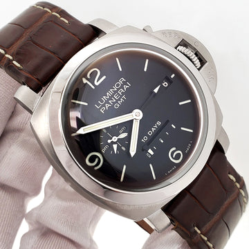 Panerai Luminor Marina 1950 10 Days 44 Steel Black Dial Mens Watch PAM00270