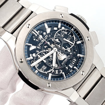2020 Hublot Classic Fusion Aerofusion Chronograph 45mm Skeleton Watch 528.NX.0170.NX Papers
