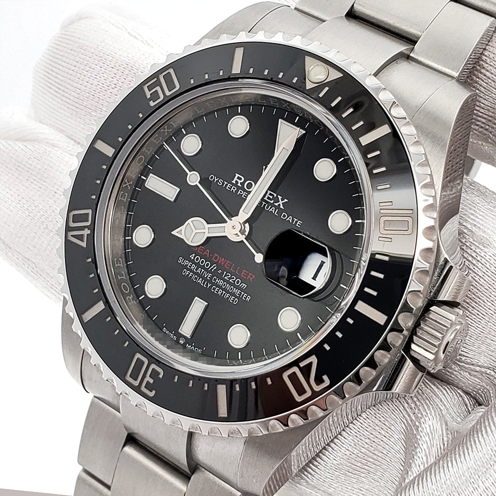 Rolex Sea-Dweller 43mm Stainless Steel Black Dial 50th Anniversary 126600 Box Papers