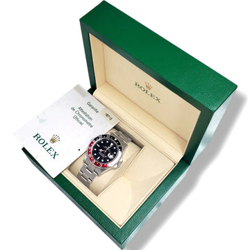 2004 Rolex GMT-Master II Coke Steel 40mm Watch 16710 Box Papers
