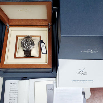 2020 Breguet Transatlantique Type XXI Flyback Chronograph 43mm Watch 3810 Box Papers