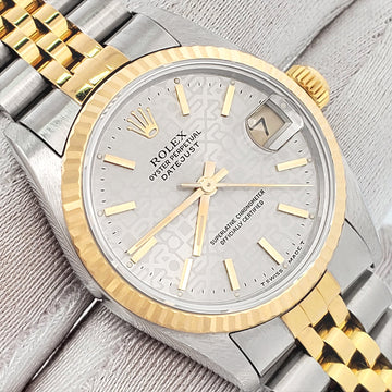 Rolex Datejust 31mm Slate Jubilee Index Dial 2-Tone Gold/Steel Jubilee Watch 68273