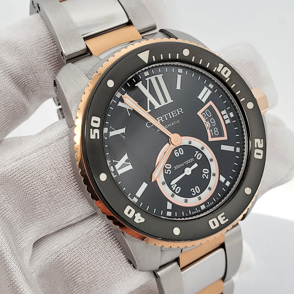 Cartier Calibre de Cartier Diver 42mm Black Dial W7100054 3729