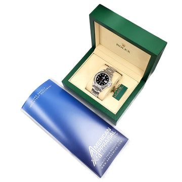 2002 Rolex Explorer II 40mm Black Dial Steel Oyster Watch 16570 Box/Appraisal/Tag