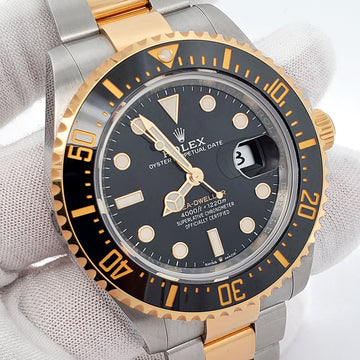 Rolex Sea-Dweller 43mm 126603 Black Ceramic Yellow Gold/Steel Watch 2021 Box Papers