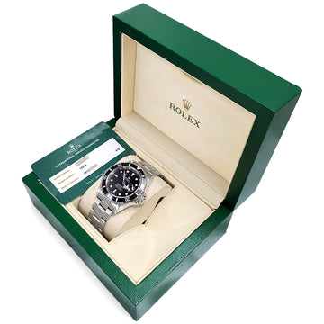 1995 Rolex Submariner Date 16610 40mm Steel Watch Box/2012 Service Papers