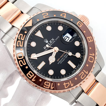 2023 Rolex Rootbeer GMT-Master II 2-Tone Rose Gold/Steel 40mm Watch 126711CHNR Box/Papers/Tag