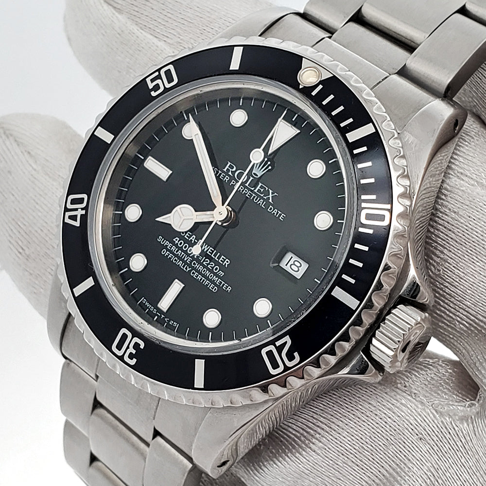 Rolex Sea-Dweller 40mm Black Dial Oyster Stainless Steel Watch 16600