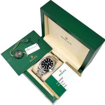 2016 Rolex Datejust II 116300 Black Index Dial Steel Oyster 41mm Watch Box/Papers/Tag