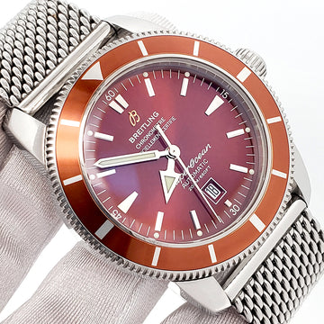 Breitling SuperOcean Heritage 46mm Brown Dial Bronze Bezel Steel Watch A17320