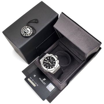 Hublot Big Bang Chronograph Black Dial Steel 44mm Watch 301.SX.1170.RX Papers/Tag