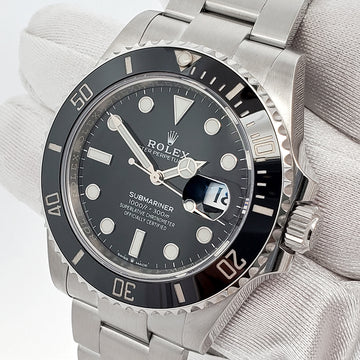 Rolex Submariner Date 41mm Black Dial Cerachrom Bezel Steel Watch 126610LN Box Papers