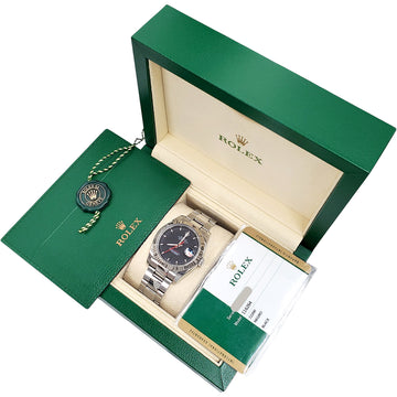 2014 Rolex Datejust Turn-O-Graph Negro Black Dial Steel 116264 36mm Watch Box Papers