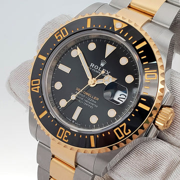 2023 Rolex Sea-Dweller 43mm 126603 Black Dial Yellow Gold/Steel Watch Box Papers