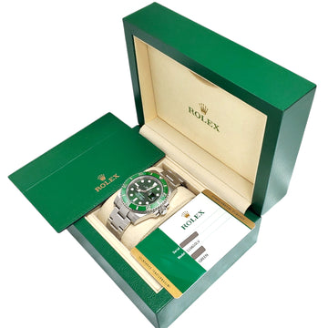 2015 Rolex "Hulk" Submariner Date Green 40mm Steel Watch 116610LV Box Papers