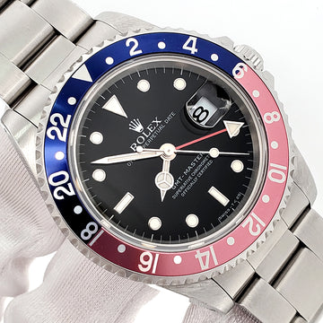 1998 Rolex GMT-Master Pepsi Bezel Steel Oyster 40mm Watch 16700 Box/Papers/Tag