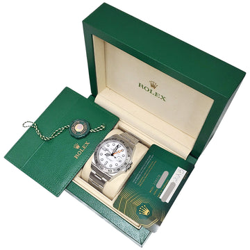 2023 Rolex Explorer II Polar White Steel Oyster 42mm Watch 226570 Box/Papers