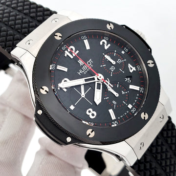 Hublot Big Bang Chronograph Black Ceramic Steel 44mm Watch 301.SB.131.RX