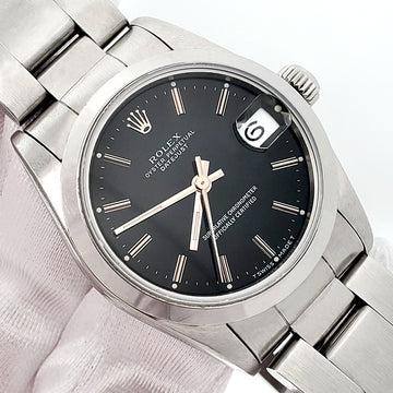 Rolex Datejust 31mm Black Index Steel Oyster Watch 68240 Papers/Tag