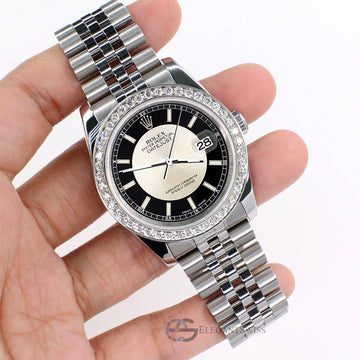 Rolex Datejust 36MM Black/Silver 