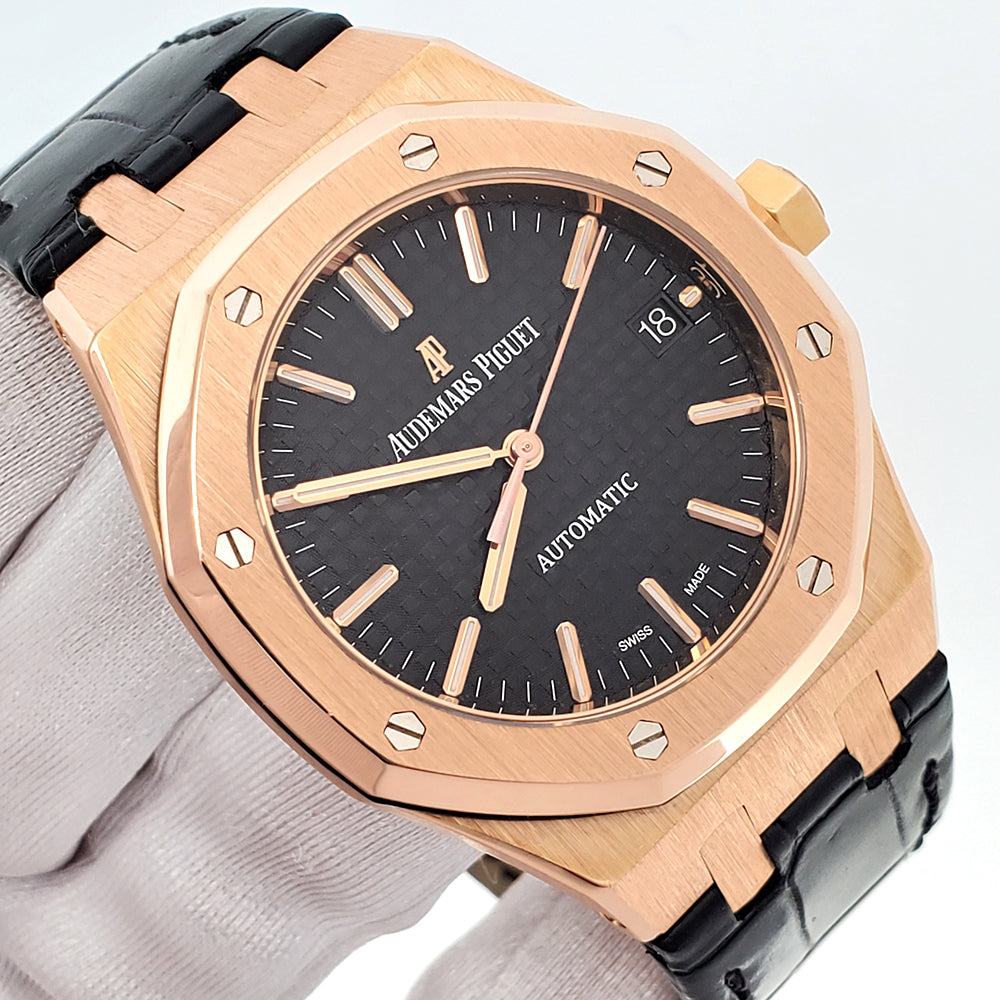 Audemars Piguet Rose Gold Royal Oak 37mm Watch 15450OR Box/Apr