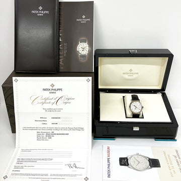 2018 Patek Philippe Retrograde Perpetual Calendar 42mm White Gold Rare Handcrafts 5160/500G-001 Box Papers