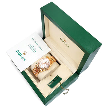 2001 Rolex President Day-Date Rose Roman Dial 18K Rose Gold 36mm 118235 Watch Box/Papers/Tag