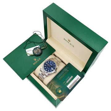 2023 Stickered Unworn Rolex Datejust Blue Index Dial Oyster Steel 41mm Watch 126300 Box/Papers/Tag
