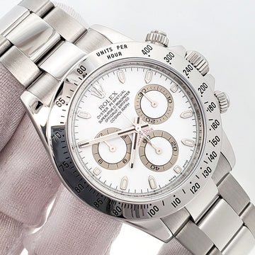 2013 Rolex Cosmograph Daytona 40mm 116520 White Dial Steel Watch Box Papers