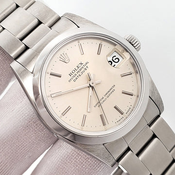 1994 Rolex Datejust 31mm Silver Index Steel Oyster Watch 68240 Papers