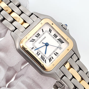 Cartier Panthère Date 26mm Roman Dial Yellow Gold/Steel Quartz Lady Watch 183949 W25028B6