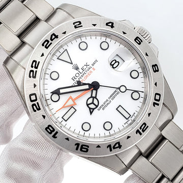 Stickered 2020 Rolex Explorer II Polar White Dial Steel Oyster 42mm Watch 216570 Box/Papers/Tag